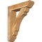 Ekena Millwork Olympic Slat Rough Sawn Bracket w/ Offset Brace, Western Red Cedar, 8"W x 32"D x 40"H BKT0806X32X40OLY06RWR - alternate 1